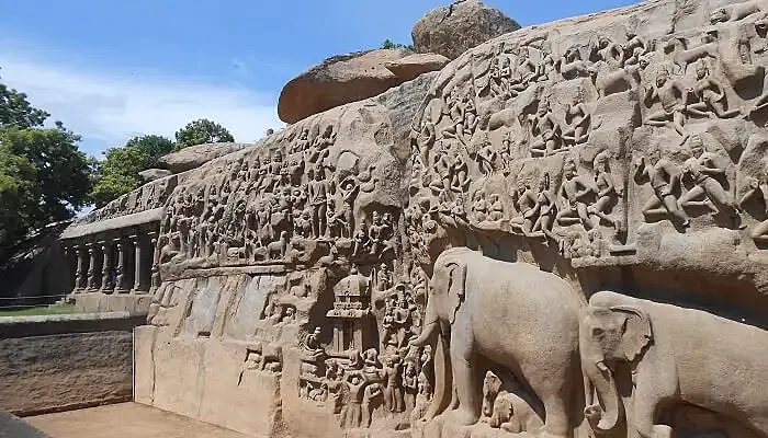 Arjuna's Penance in Mahabalipuram