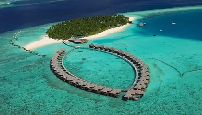 The banana shaped Banana Reef is among best places to visit in Maldives