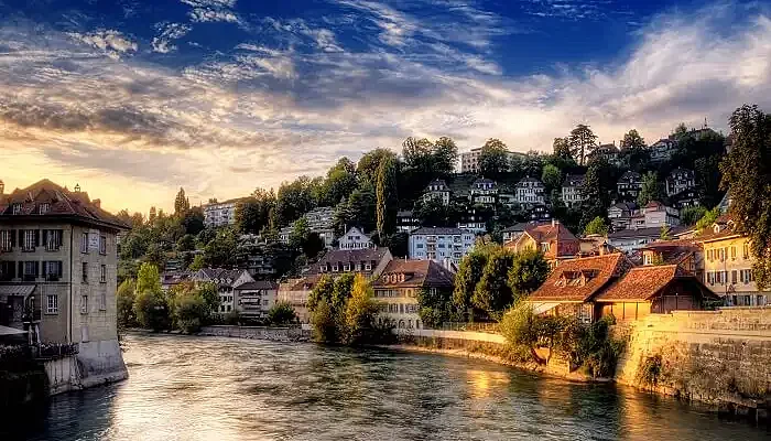 AN evening at the beautiful city of Bern
