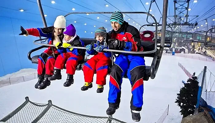ski dubai for families
